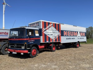 Mercedes-Benz & Ackermann Auflieger LPS 911 B  -  Sattelzug 1974