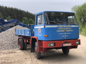 Büssing mit Meiller-Kipper BS 11 3-Seitenkipper 1968